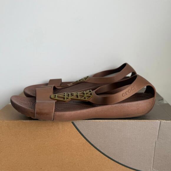 Crocs Serena Embellished Women Slip On Sandals- SZ 9 - Picture 4 of 10